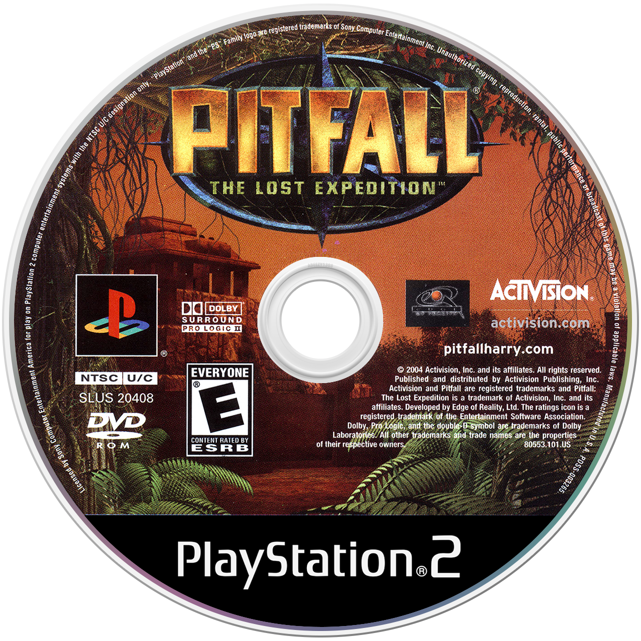Pitfall The Lost Expedition media 4 for Playstation 2